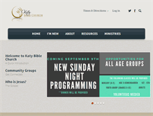 Tablet Screenshot of katybible.org
